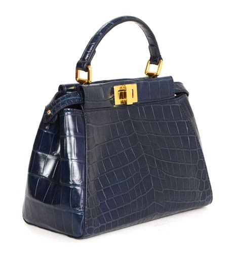 fendi peekaboo crocodile bag|fendi peekaboo snakeskin.